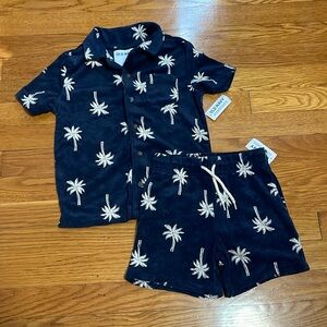 Toddler Boy Old Navy Terry Set Size 4T NWT
